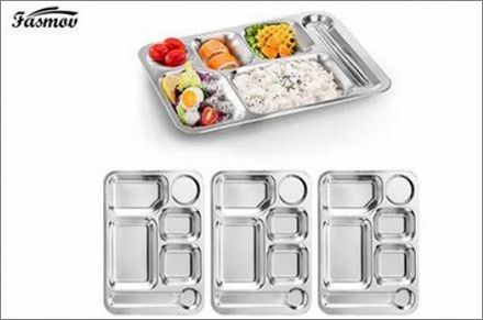 不锈钢餐盘上的小圆格子，到底是用来放什么的？