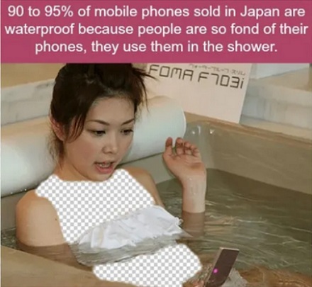 为什么日本几乎所有的手机都是防水的？