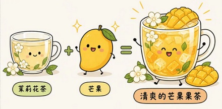 为什么奶茶店的水果茶几乎都是莱莉茶底？
